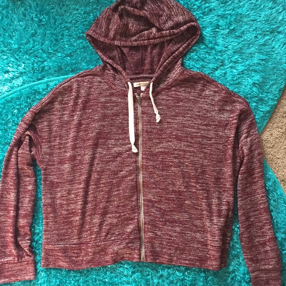 American Eagle Outfitters Tops - AEO maroon jacket